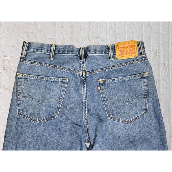 Levis 550 Relaxed Straight Leg Jeans Mens 36x29 Loose Baggy Western Rodeo - Picture 7 of 10